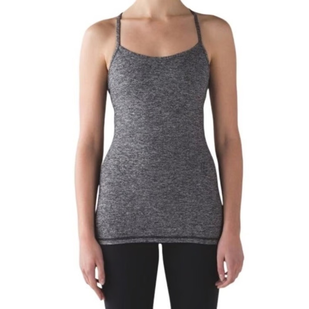 Women's Gray Spaghetti Strap Top
